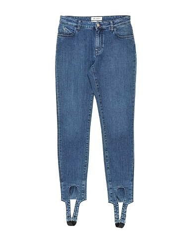 THE ATTICO Denim trousers Blue 98% Cotton, 2% Elastane