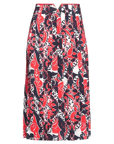 VALENTINO GARAVANI Midi skirt Red 100% Silk