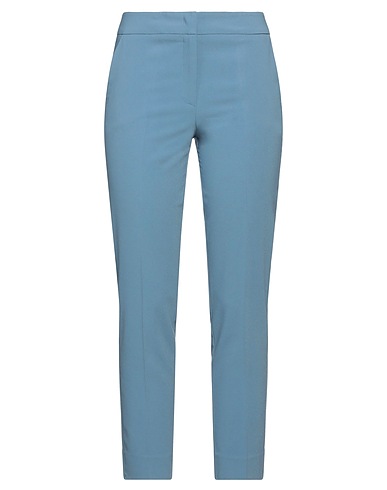 D.EXTERIOR Casual trouser Pastel blue 90% Polyester, 10% Elastane