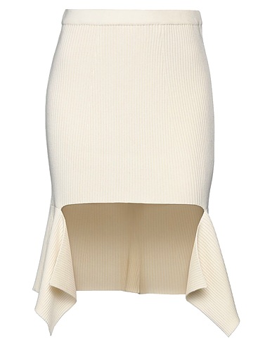 GIVENCHY Mini skirt Cream 65% Wool, 25% Silk, 9% Polyamide, 1% Elastane