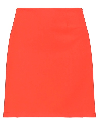 SENSO by ATMOSFASHION ミニスカート オレンジ ポリエステル 71% / レーヨン 22% / ポリウレタン 7%