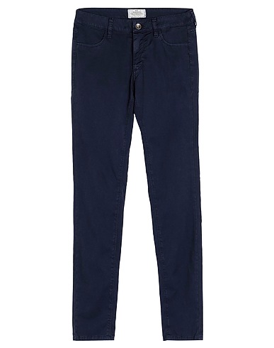 MASON'S Casual trouser Navy blue 97% Cotton, 3% Elastane