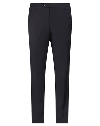ANGELO NARDELLI Casual trouser Midnight blue 100% Virgin Wool