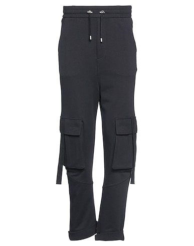 BALMAIN Casual trouser Black 100% Cotton, Elastane