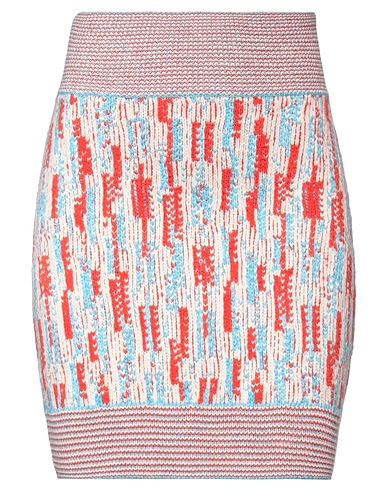 ST. JOHN Mini skirt Ivory 96% Wool, 4% Elastane
