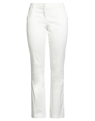 19.61 MILANO Pantalone Bianco 97% Cotone, 3% Elastan