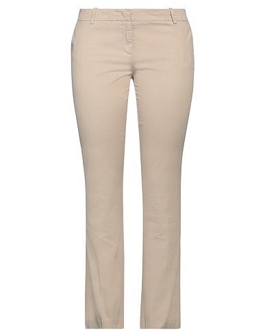 19.61 MILANO Casual trouser Beige 97% Cotton, 3% Elastane