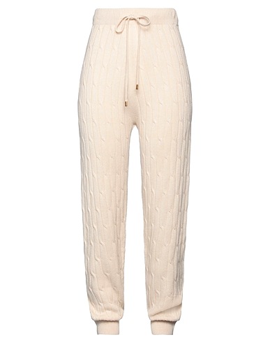 PESERICO Casual trouser Beige 60% Virgin Wool, 17% Silk, 13% Viscose, 9% Cashmere, 1% Polyester