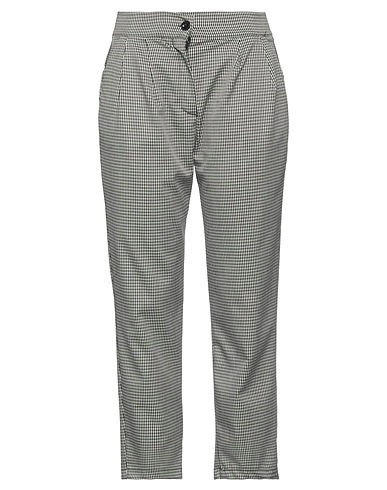 VANESSA SCOTT Casual trouser Black 65% Polyester, 33% Viscose, 2% Elastane