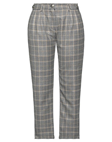 VANESSA SCOTT Casual trouser Black 65% Polyester, 31% Viscose, 3% Elastane, 1% Metallic fiber