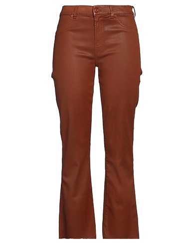 7 FOR ALL MANKIND Denim trousers Brown 85% Cotton, 11% Polyester, 4% Elastane