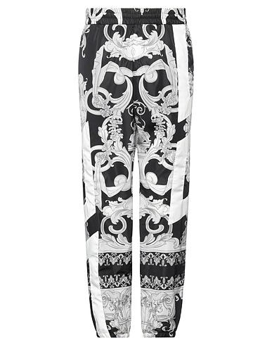 VERSACE Casual pants Black 100% Polyamide, Polyester