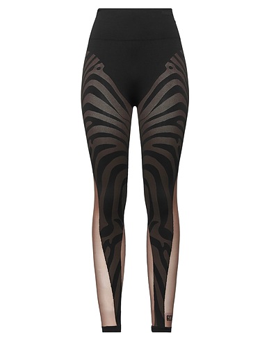 GCDS Leggings Black 95% Polyamide, 5% Elastane