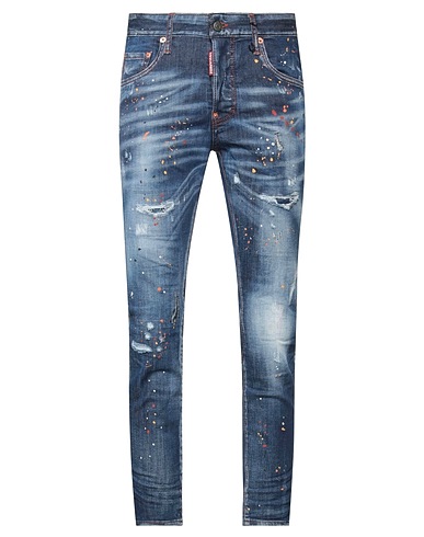 DSQUARED2 Denim pants Blue 92% Cotton, 6% Elastomultiester, 2% Elastane
