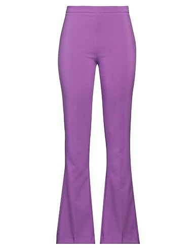 ATOS LOMBARDINI Casual trouser Purple 89% Polyester, 11% Elastane