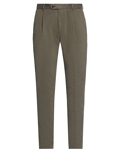 TOMBOLINI Casual pants Military green 100% Cotton