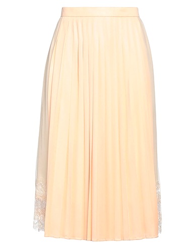 BURBERRY Midi skirt Apricot 100% Polyester
