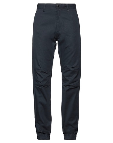 BURBERRY Casual trouser Navy blue 100% Cotton