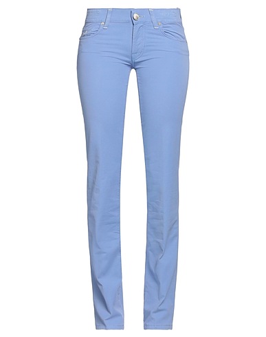 JACOB COHЁN Pantalone Blu chiaro 96% Cotone, 4% Elastan