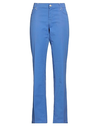 JACOB COHЁN Pantalone Azzurro 96% Cotone, 4% Elastan