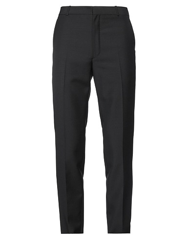 MCQUEEN Casual trouser Black 75% Wool, 25% Mohair wool