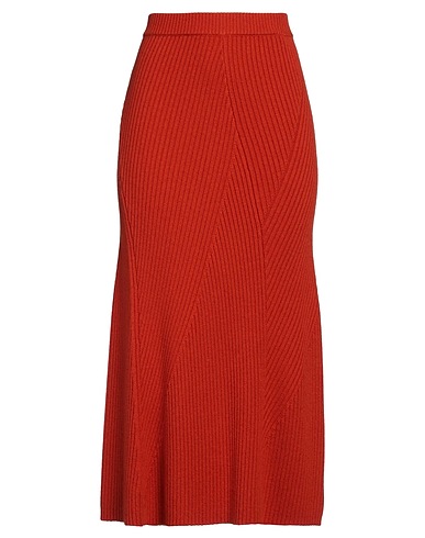 JOSEPH Gonna midi Ruggine 50% Cotone, 40% Lana, 10% Cachemire