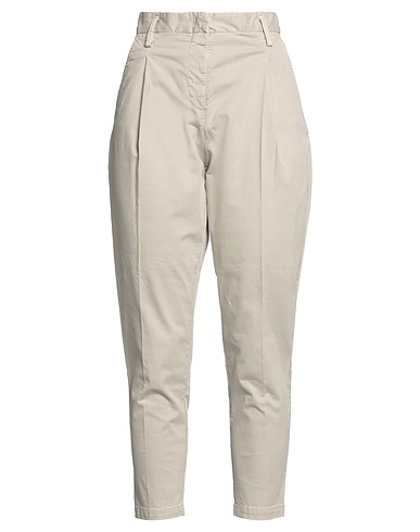 BLAUER. Casual pants Beige 98% Cotton, 2% Elastane