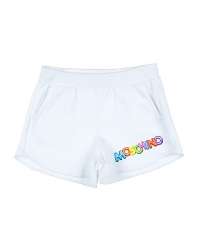 MOSCHINO TEEN Shorts & Bermuda White 95% Cotton, 5% Elastane