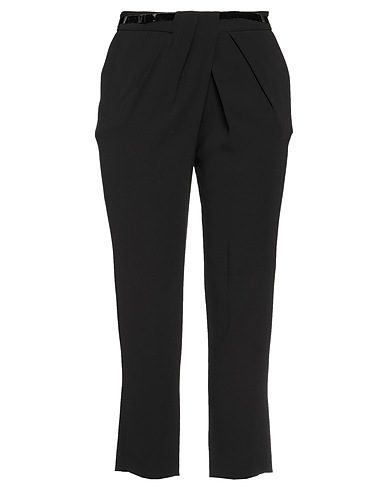 HANITA Casual trouser Black 100% Polyester