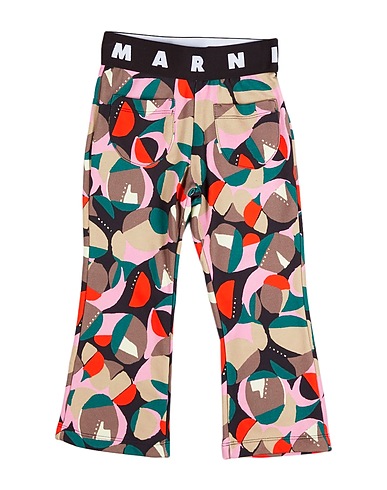 MARNI Casual trouser Black 100% Cotton, Polyamide, Polyester, Elastane
