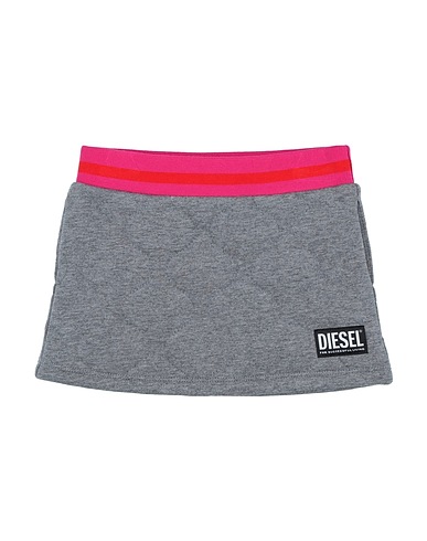 DIESEL Skirt Grey 100% Cotton, Elastane