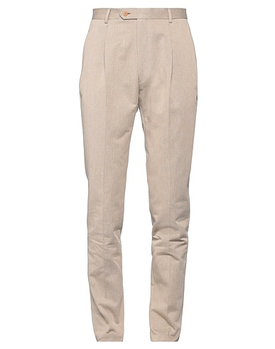 TOMBOLINI Casual trouser Sand 100% Cotton, Polyester