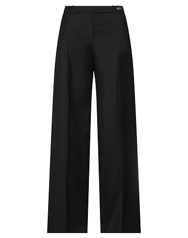 VERSACE パンツ ブラック モヘヤ 60% / バージンウール 40%