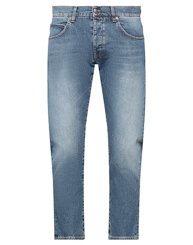 2W2M Denim trousers Blue 99% Cotton, 1% Elastane, Polyester