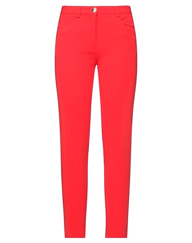 BOUTIQUE MOSCHINO クラシックパンツ レッド トリアセテート 70% / ポリエステル 30%