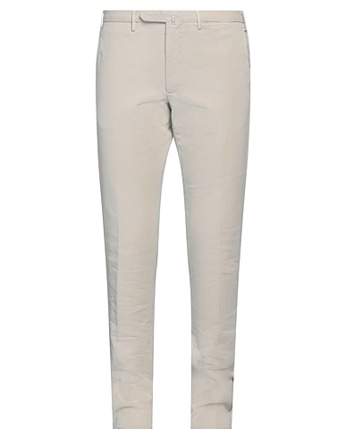 SANTANIELLO Casual pants Off white 98% Cotton, 2% Elastane