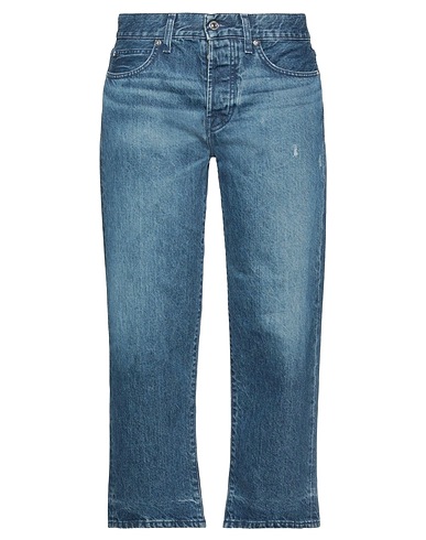 ROŸ ROGER'S Denim trousers Blue 100% Cotton