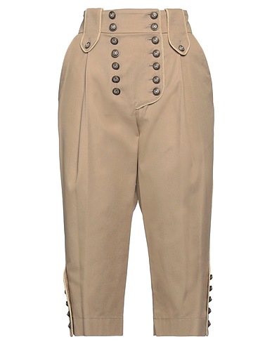 DOLCE&GABBANA Casual pants Sand 99% Cotton, 1% Elastane
