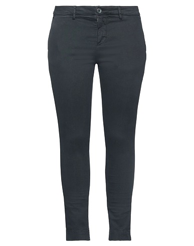 AGLINI Casual trouser Midnight blue 97% Cotton, 3% Elastane