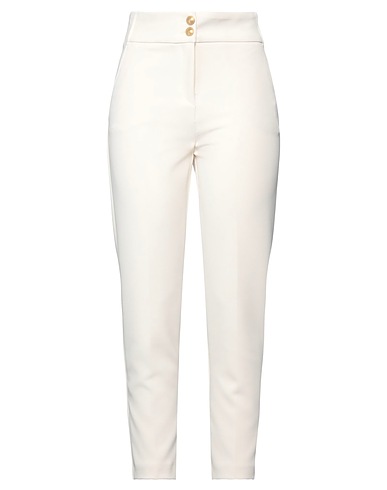 NENETTE Pantalone Panna 92% Poliestere, 8% Elastan