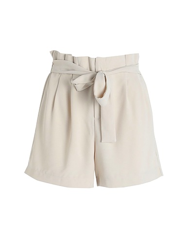 ONLY Shorts & Bermuda Beige 100% Polyester
