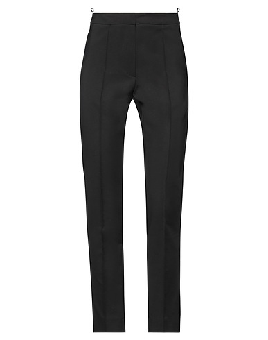 KATIA GIANNINI Casual trouser Black 48% Cotton, 48% Polyester, 4% Elastane