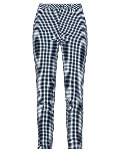 MICHAEL COAL Casual pants Navy 64% Cotton, 35% Polyester, 1% Elastane