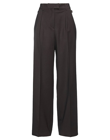 PT Torino Casual trouser Dark brown 95% Virgin Wool, 5% Elastane