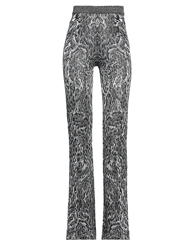 RABANNE Casual trouser Black 67% Viscose, 22% Cupro, 11% Metallic Polyester