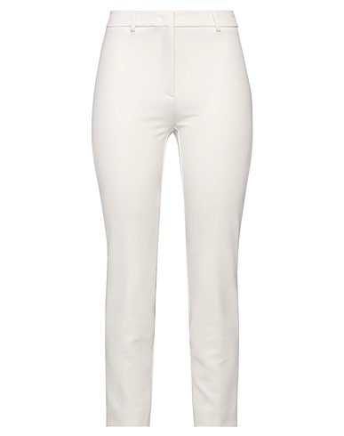 AGO E FILO Casual trouser Cream 89% Polyamide, 11% Elastane