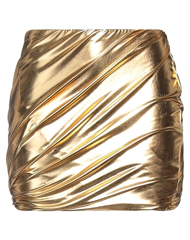 VICOLO Minigonna Oro 95% Poliestere, 5% Elastan