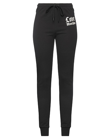 LOVE MOSCHINO Casual pants Black 98% Cotton, 2% Elastane