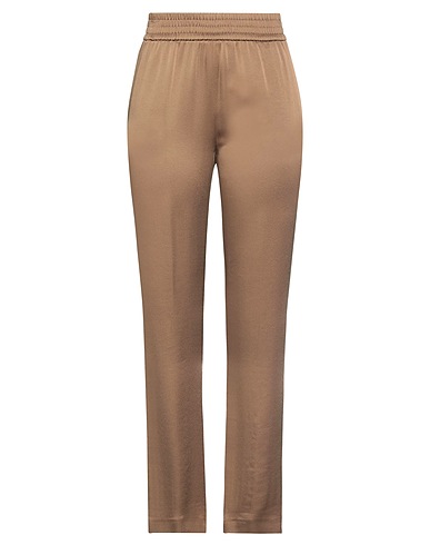 FABIANA FILIPPI Casual trouser Khaki 70% Acetate, 30% Viscose