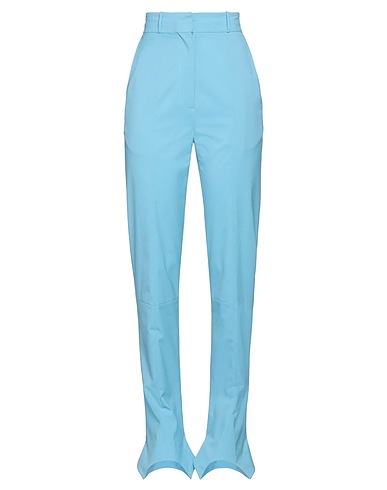 LOW CLASSIC Casual trouser Azure 69% Polyester, 29% Viscose, 2% Polyurethane